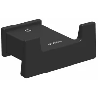 Крючок Sonia S Cube 173006 двойной, для ванны, черный матовый