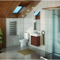 Комплект мебели эбони темный 46 см Акватон Эклипс 1A172701EK560 + 1WH301972 + 1A129002EK010