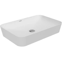 Раковина-чаша Creavit Ultra UL060-00MB00E-0000 60x40 см, накладная, белый матовый