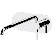 Смеситель для раковины Remer Metrica MC15L встраиваемый, без донного клапана, хром