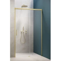 Душевая дверь Radaway Idea Brushed Light Gold DWJ 110 Right 387015-98-01R 110 см R, профиль светлое золото матовый, стекло прозрачное