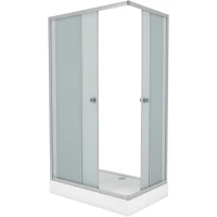 Душевой уголок с поддоном 100x80x195 см Niagara NG-018-14Q матовое