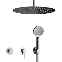 Душевой комплект WasserKRAFT Muritz A9851.98DVR2.068.117.444.010.127 400 мм, со смесителем, хром