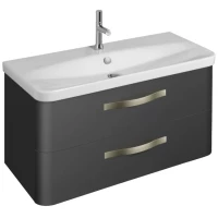 Тумба серый антрацит 97,4 см 2 ящика Jacob Delafon Replay EB1047-442