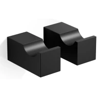 Комплект крючков Decor Walther Corner 0561960 для ванны, черный матовый