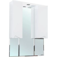Зеркальный шкаф 96x100,3 см белый глянец Bellezza Эйфория 4619117180015