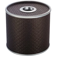 Салфетница шоколад хром Geralis Punto S-PCH