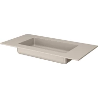 Раковина Armadi Art Quatro Daphne 793-100-D 101x52 см, накладная, бежевый матовый