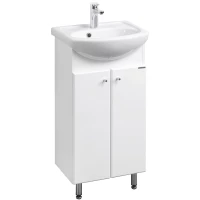 Тумба белый глянец 41 см Акватон Мира 1A104401MR010