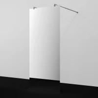 Душевая перегородка WasserKRAFT Vechte 60W46GR-MR 109,4 см, профиль графит, стекло зеркальное