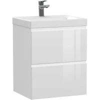 Тумба белый глянец 47,6 см Cersanit Moduo 64139