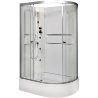 Душевая кабина 120x80x200 см Deto L520LNGM прозрачное