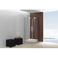 Душевой уголок Cezares Stylus STYLUS-O-M-R-2-90-C-Cr 90x90 см, профиль хром, стекло прозрачное