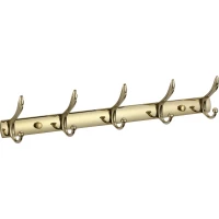 Планка с крючками Savol S-00115B для ванны, золотой