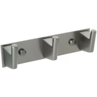 Планка с крючками Fixsen Trend Graphite FX-98005-3 для ванны, графит матовый