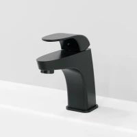 Смеситель для раковины Laparet Lisera N2017129LPT без донного клапана, черный матовый