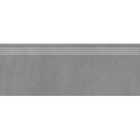 Ступень Kerama Marazzi Про Догана серый тёмный матовый обрезной 30x80 DD841390R/GR 