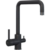 Смеситель для кухни Uperwood UPD-004-05 с подключением к фильтру, вороненая сталь/уголь