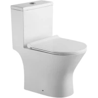 Унитаз-моноблок Stella Polar Мурсия KN1197000 SP-00001858 безободковый, с сиденьем микролифт, белый