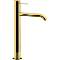 Смеситель для раковины Remer X Style X11LXLDO без донного клапана, золотой