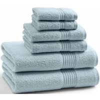 Полотенце банное 137x76 см Kassatex Long Twist Pearl Blue LFO-109-PLB