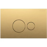 Кнопка смыва Boheme 668-MG для инсталляции, золотой матовый