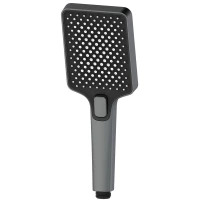 Душевая лейка Wonzon & Woghand WW-88SC08-BGM 95 мм, 2 режима, темный графит матовый