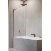 Шторка для ванны Radaway Modo SL Brushed Copper PNJ II 70 Left 10316070-93-01L прозрачное