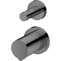 Смеситель для ванны Feramolli Dante GS8819F CoolStart, встраиваемый, графит матовый