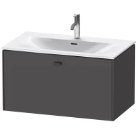 Тумба графит матовый 82 см Duravit Brioso BR421204949