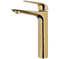 Смеситель для раковины Teka Itaca 67366020G2 без донного клапана, золотой