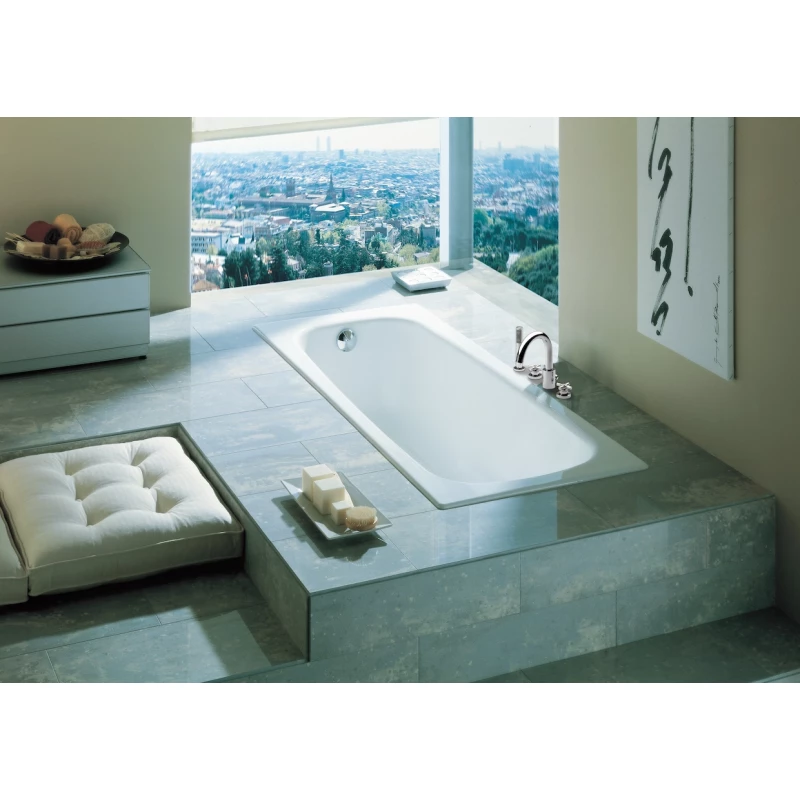 Чугунная ванна 150x70 см без противоскользящего покрытия Roca Continental 21290300R