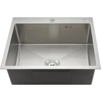 Кухонная мойка Gappo GS6050 60x50 см, сатин
