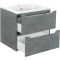Комплект мебели бетон 61 см Vincea Norma VMC-2N600BT + VCB-2N600W + VLM-2J600 - 4