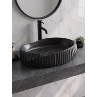 Раковина-чаша GID Bm888 60x38,5 см, накладная, черный матовый