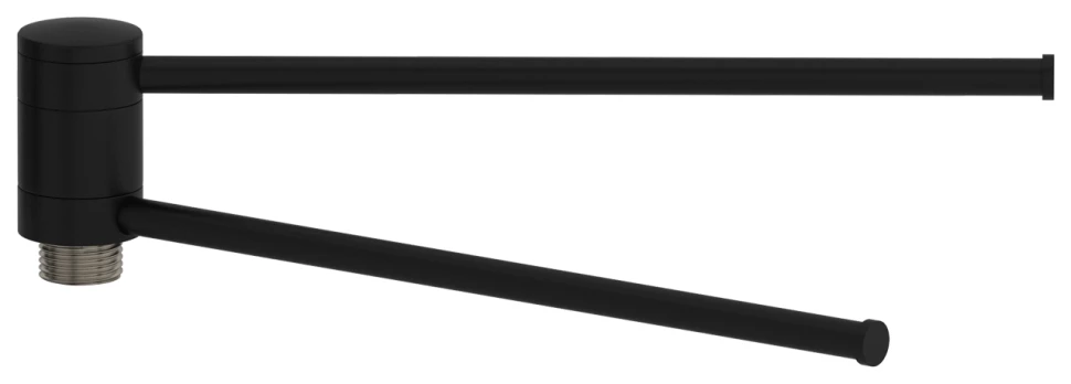 Полотенцедержатель 24,75 см черный матовый Сунержа 31-2003-0250