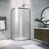 Душевой уголок Vegas Glass ZS-F TUR NOVO 100*80 08 10 100x80 см, профиль хром, стекло сатин