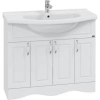 Тумба белый глянец 96,5 см Санта Верона 700114