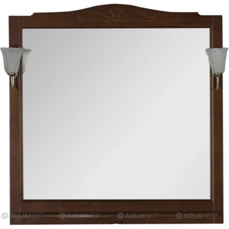 Зеркало 100x103,5 см орех Aquanet Амелия 00175289