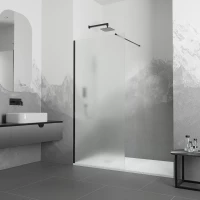 Неподвижная перегородка 100 см RGW WA-010B Walk-in 351001010-24 матовое