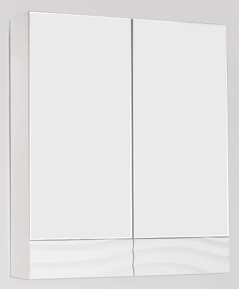 Зеркальный шкаф 60x70 см белый глянец Style Line Вероника ЛС-00000055 зеркальный шкаф style line вероника 60 белый лс 00000055