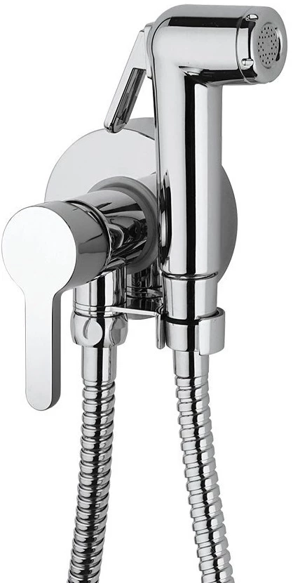 Гигиенический душ внешнего монтажа Paini 92CR304KM со смесителем, хром гигиенический душ paini