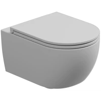 Унитаз подвесной GSG Like LKWCSOEC001 безободковый, торнадо, белый матовый