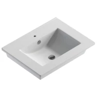 Раковина 60 см Sanita Luxe Quadro WB.FN/Quadro/60-C/WHT.G/S1