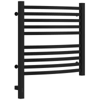 Полотенцесушитель электрический 500x500 черный матовый МЭМ левый Сунержа Аркус 3.0 31-5704-5050