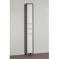 Пенал Style Line Стиль ЛС-00000091 напольный R, венге/белый глянец