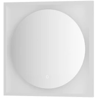 Зеркало 60x60 см белый матовый Defesto Eclipse DF 2226S