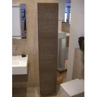 Пенал KEUCO Edition 300 30311389001 подвесной L, с бельевой корзиной, белый/дуб