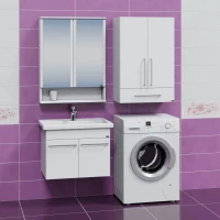 Комплект мебели белый глянец 71 см Санта Вегас 226035 + FOCTEP70 + 700179