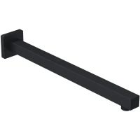 Кронштейн для верхнего душа IDDIS Optima Home OPH40BSi61 370 мм, настенный, черный матовый